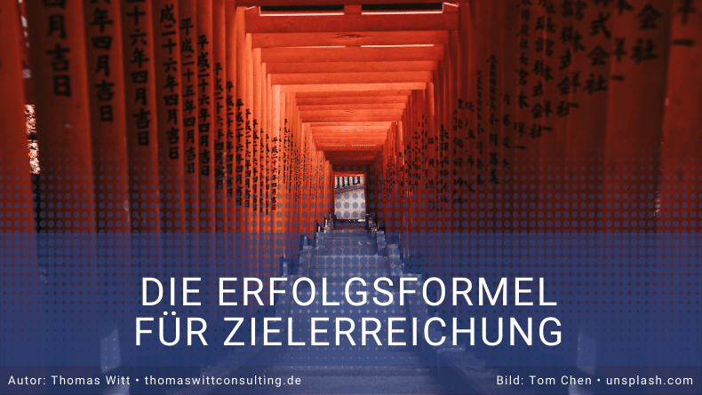 Erfolgsformel für Zielerreichung